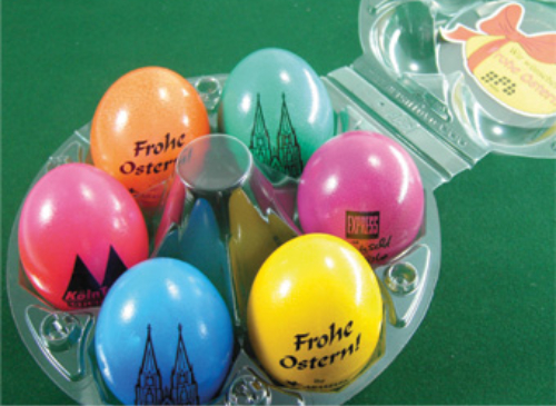 Eier im Körbchen